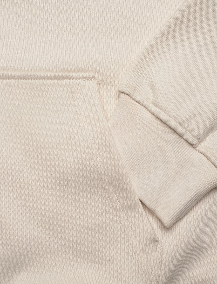 FILA - LAGRIO loose zip hoodie - sweatshirts - egret - 3
