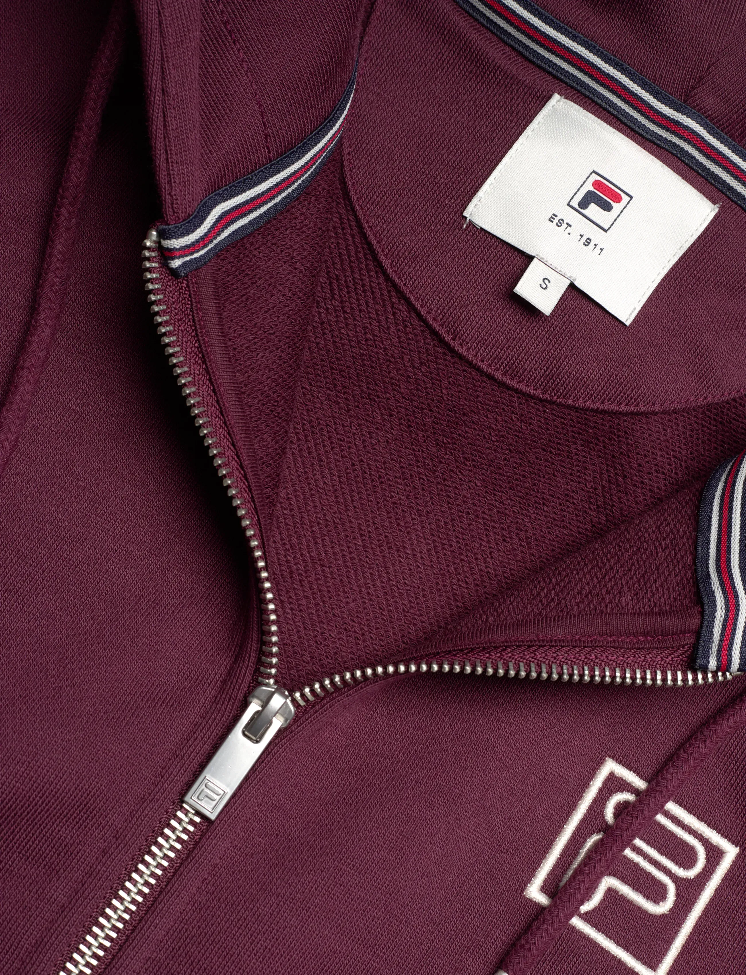 FILA - LAGRIO loose zip hoodie - sweatshirts - fig - 2