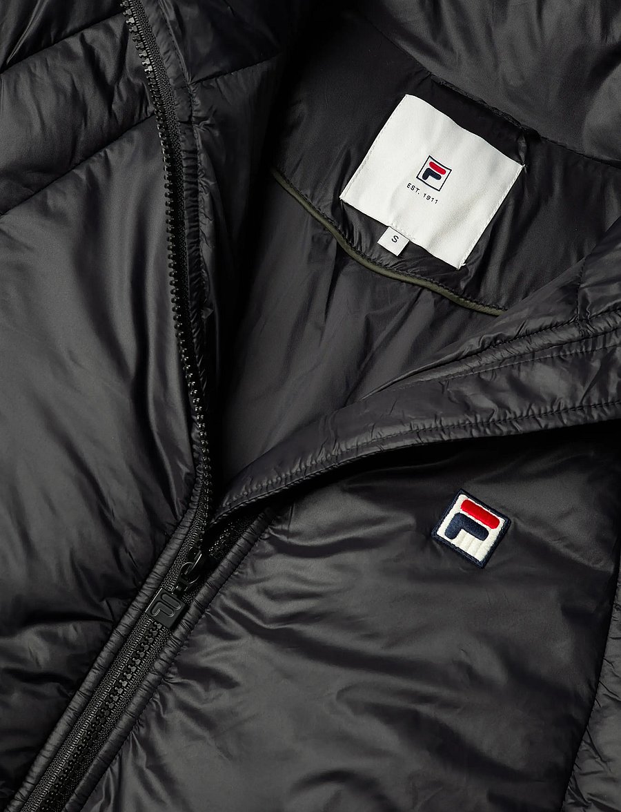 FILA - MONTEROSA loose puffer jacket - talvitakit - black - 2