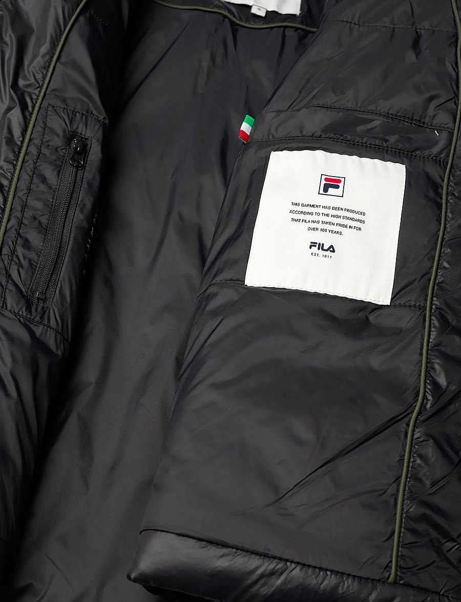 FILA - MONTEROSA loose puffer jacket - talvitakit - black - 4