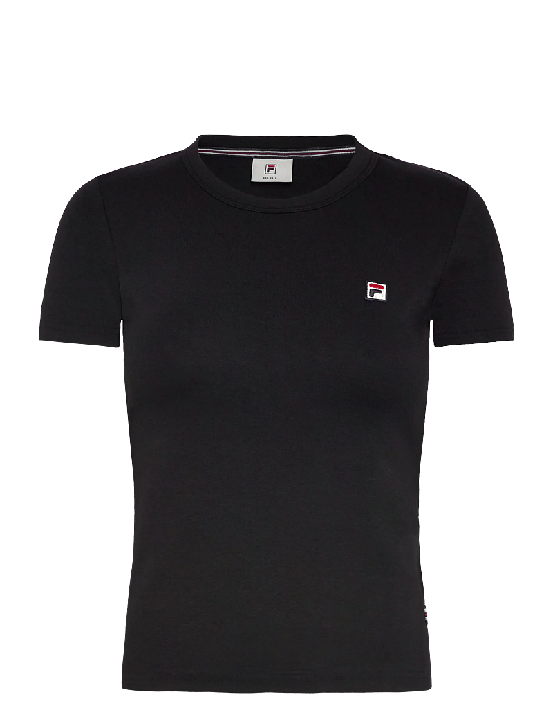 FILA - BIELLA slim t-shirt - alussärgid ja t-särgid - black - 0