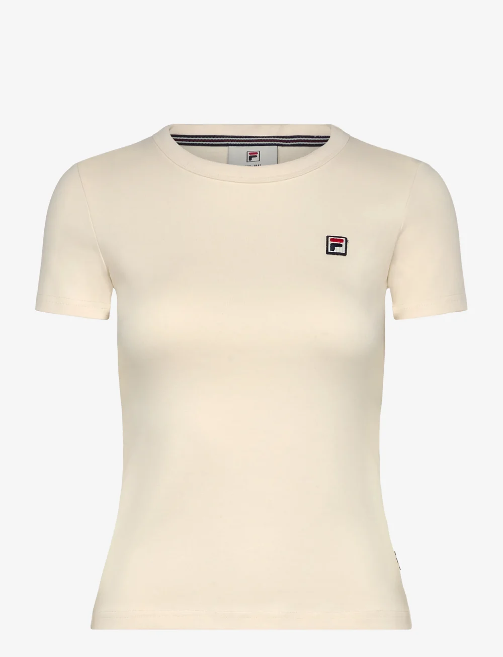 FILA - BIELLA slim t-shirt - t-shirts - egret - 0