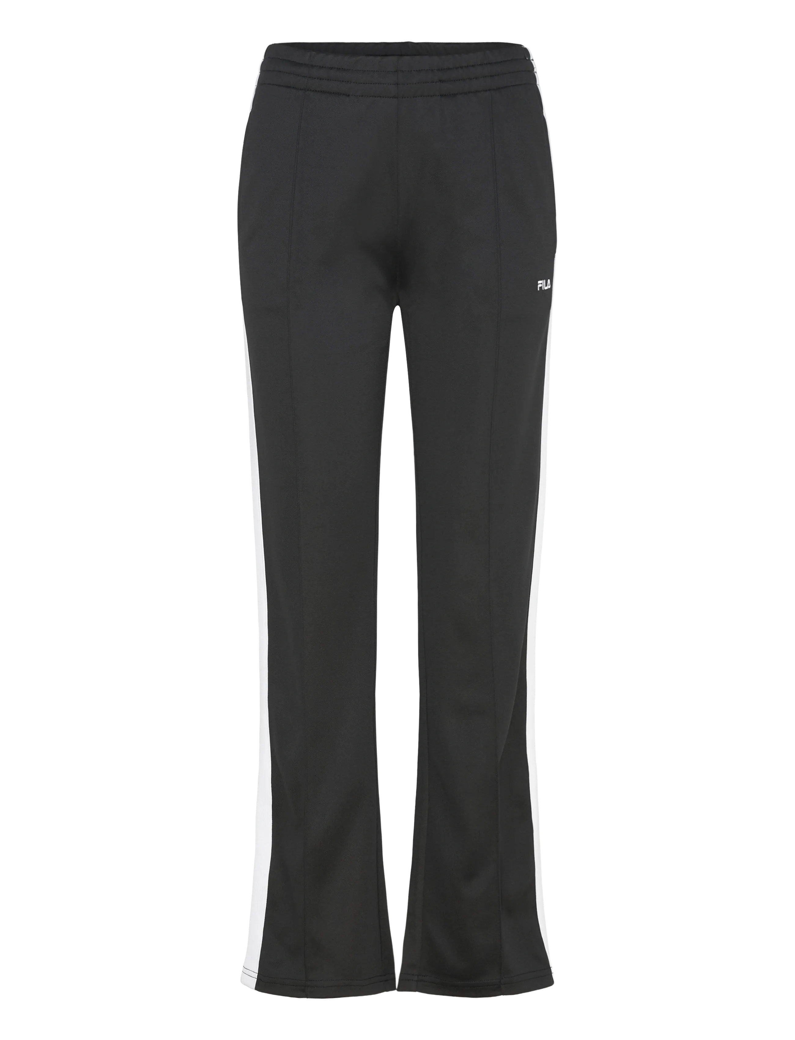 FILA Sagano Straight Taped Track Pants, Kvinder, Lige Track Bukser Med Bånd, Sort, Str: L