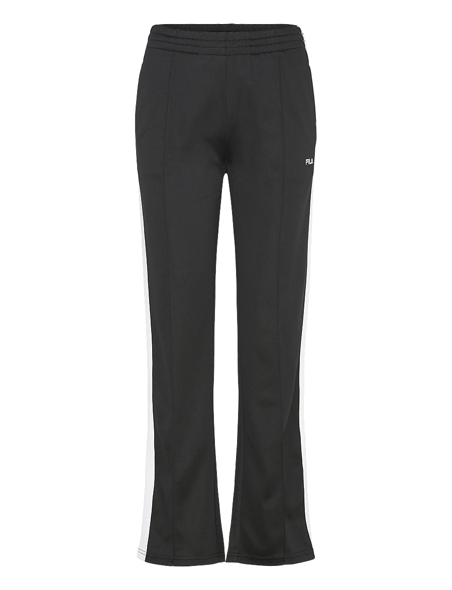 FILA - SAGANO straight taped track pants - trainingshosen - black - 0