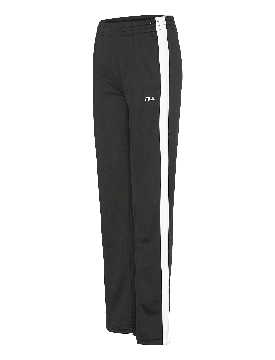 FILA - SAGANO straight taped track pants - trainingshosen - black - 2
