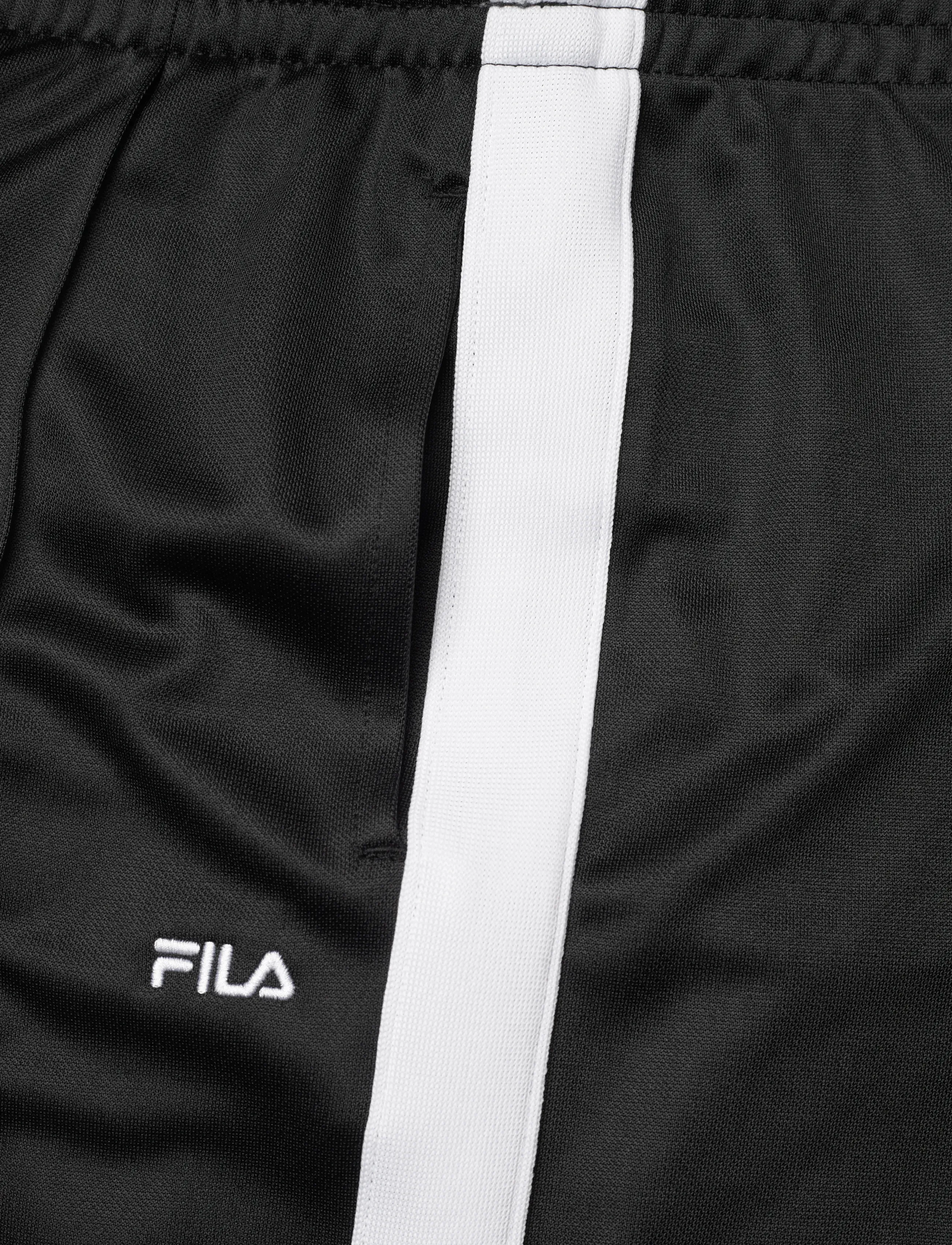FILA - SAGANO straight taped track pants - Æfingabuxur - black - 5