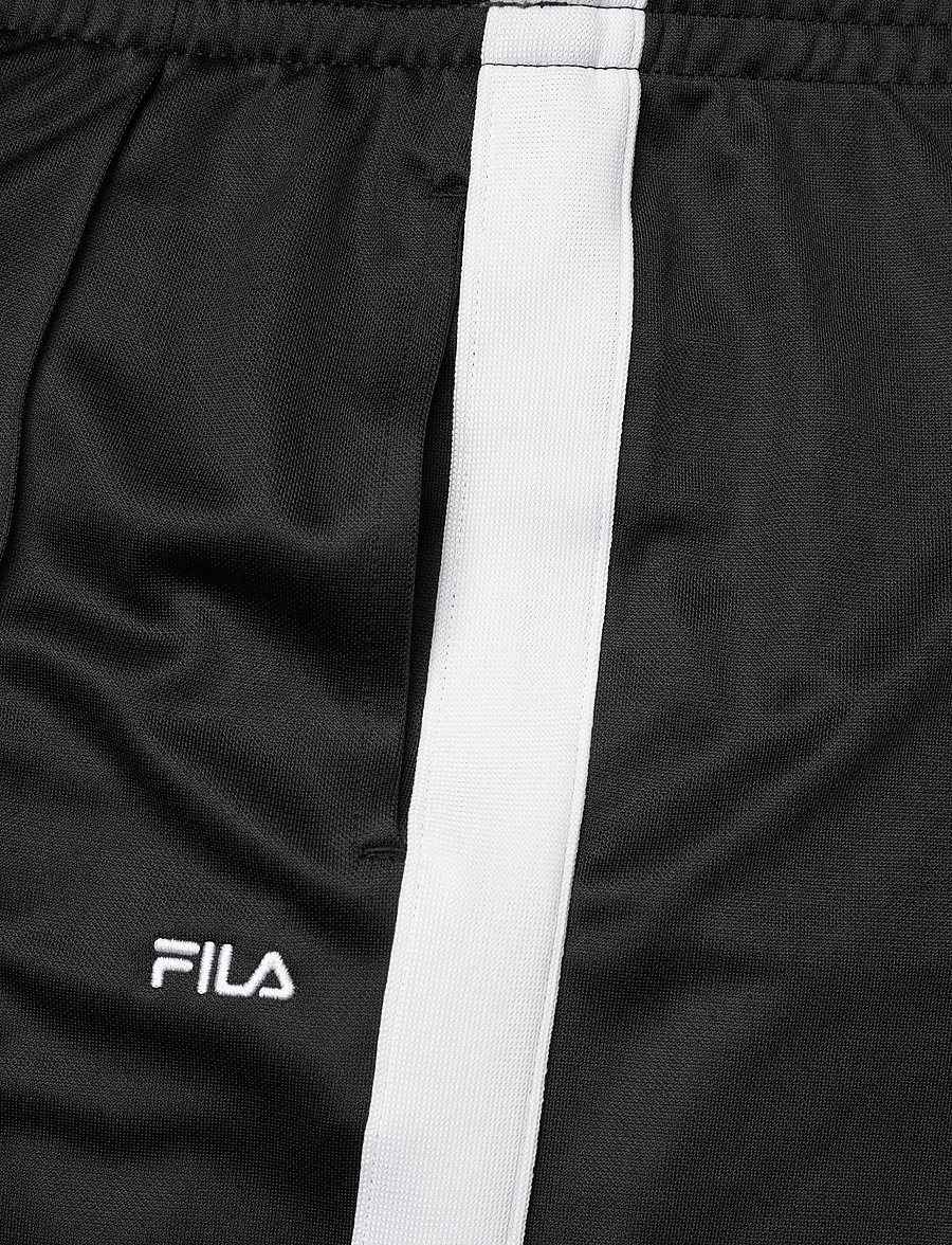 FILA - SAGANO straight taped track pants - trainingshosen - black - 5