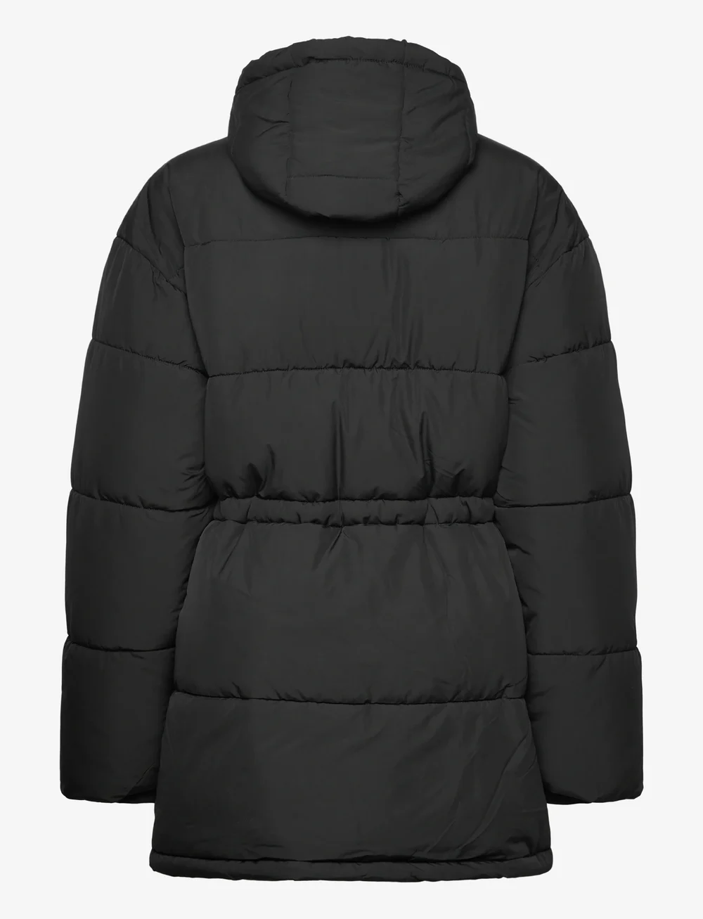 FILA - ALBA relaxed mid hooded puffer jacket - gewatteerde jassen - black - 2