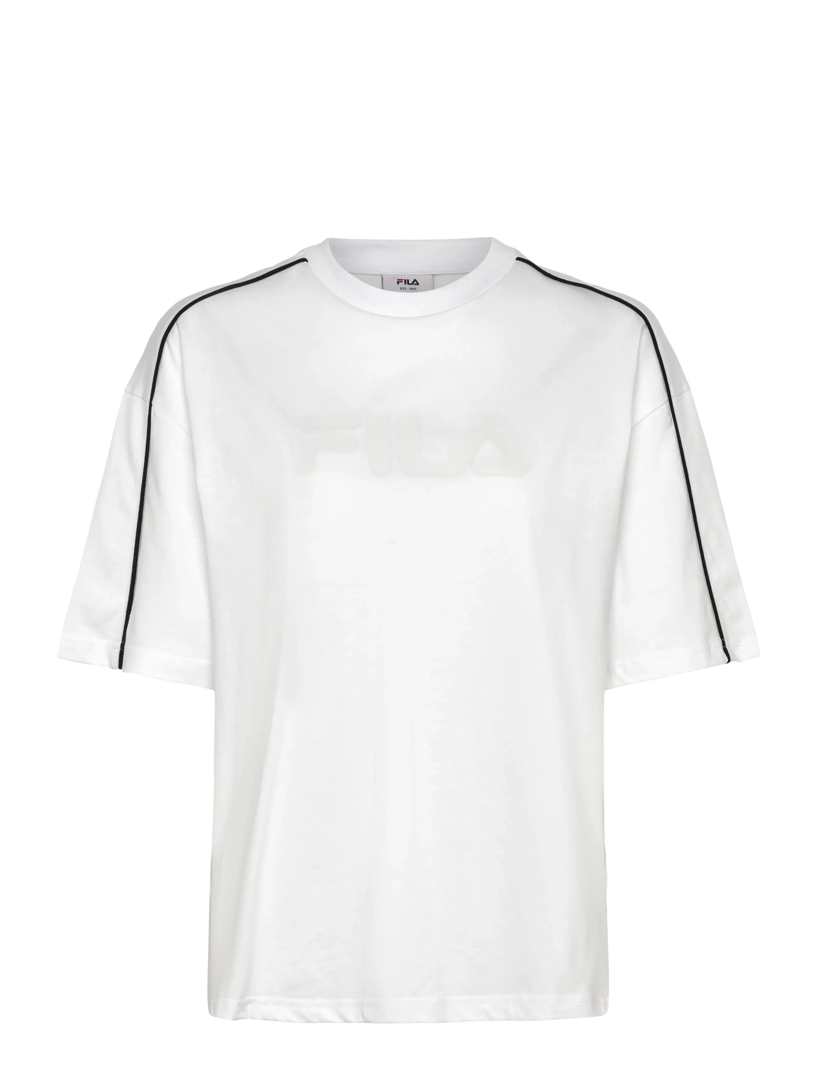 FILA Rivoli Oversized Graphic T-Shirt, S, Sports Oberteile & T-shirts, Weiß - Sport Frauen