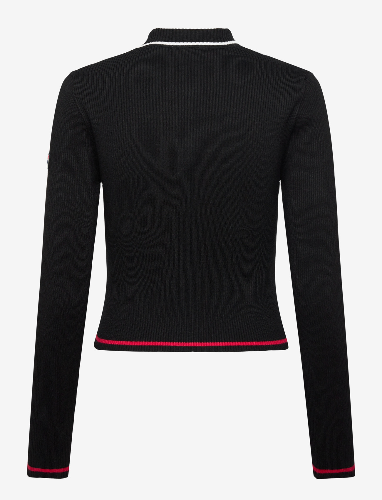 FILA - SIMONTE slim full-zip knit cardigan - sweatshirts - black - 1