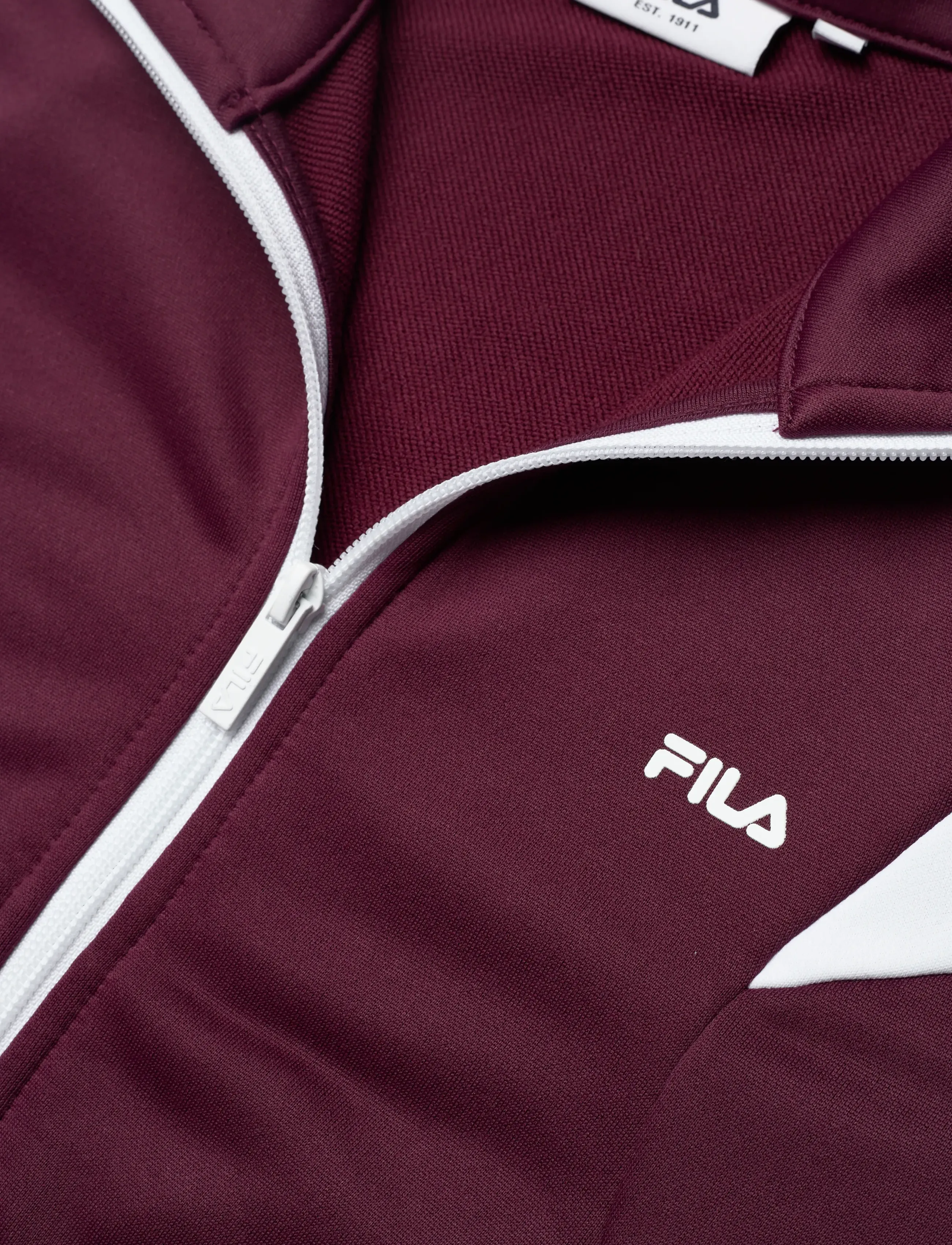 FILA - RIVOLI regular blocked track jacket - sport - fig-bright white - 2