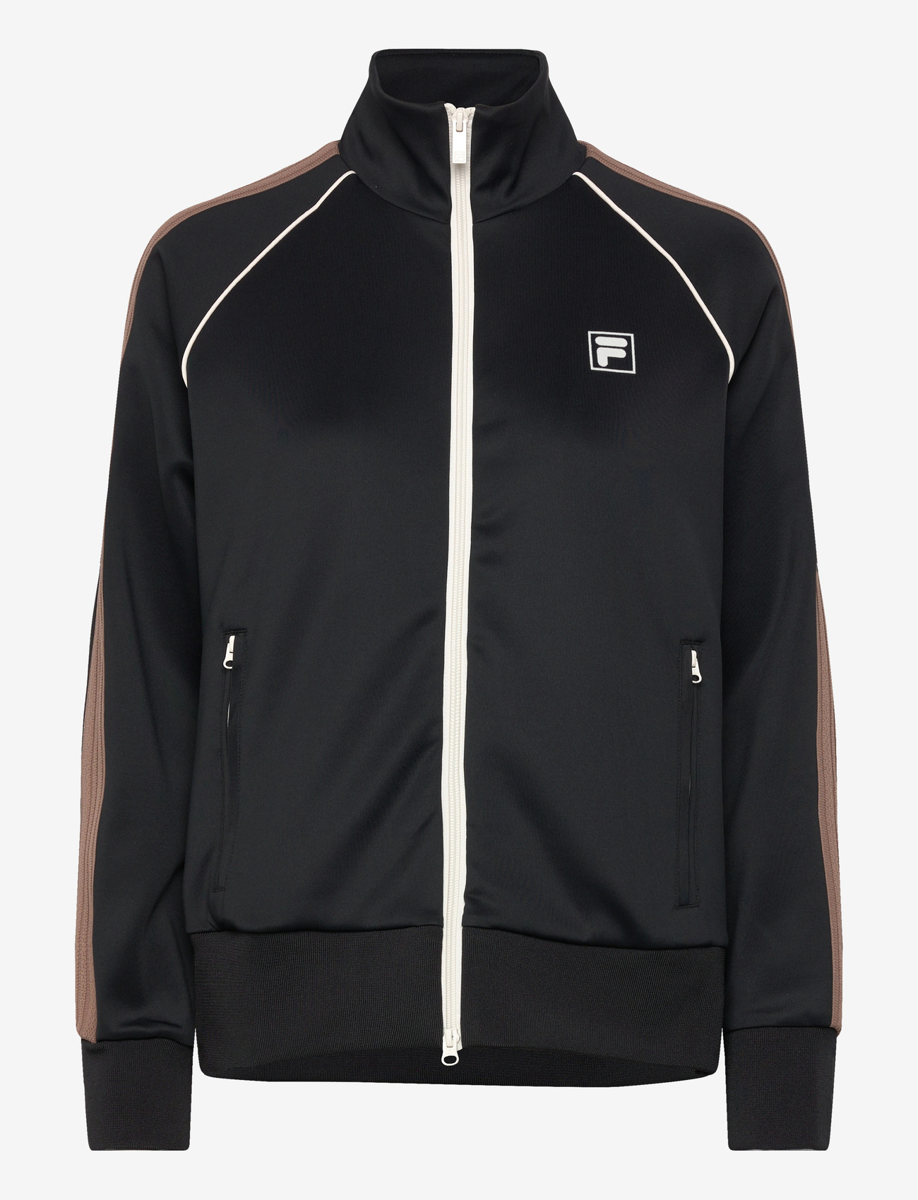 FILA - MARLIANO regular taped track jacket - tops - black - 0