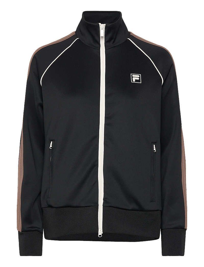 FILA - MARLIANO regular taped track jacket - freizeitjacken - black - 0
