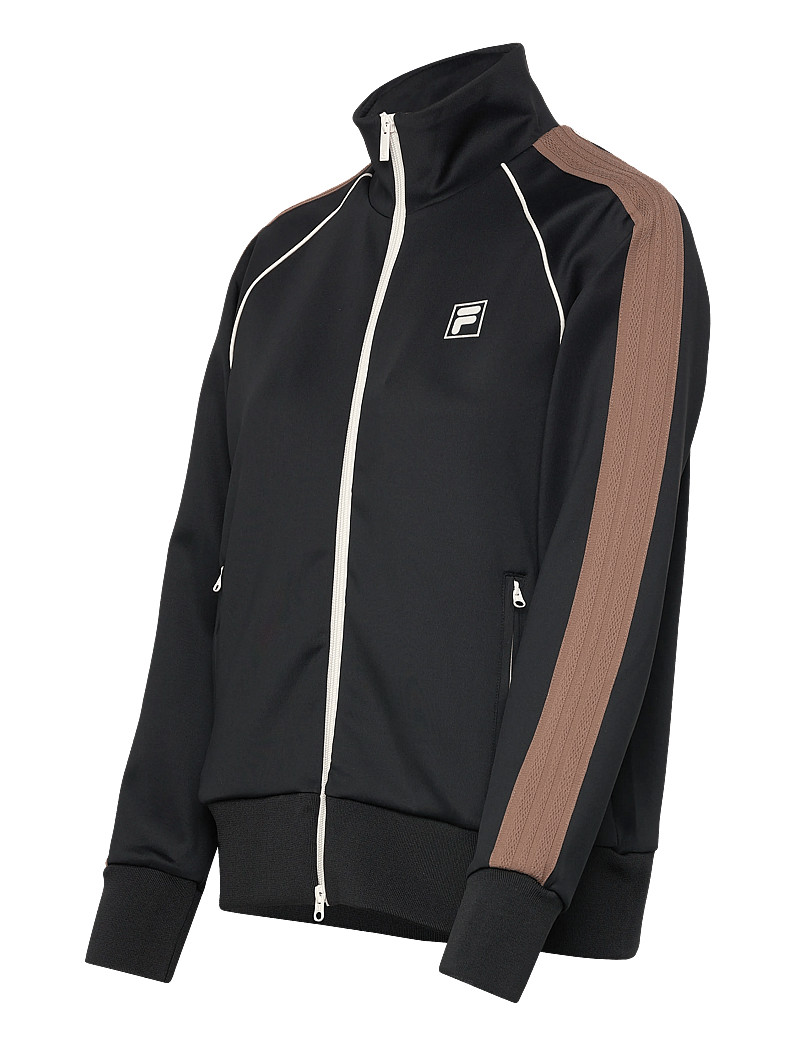FILA - MARLIANO regular taped track jacket - freizeitjacken - black - 3