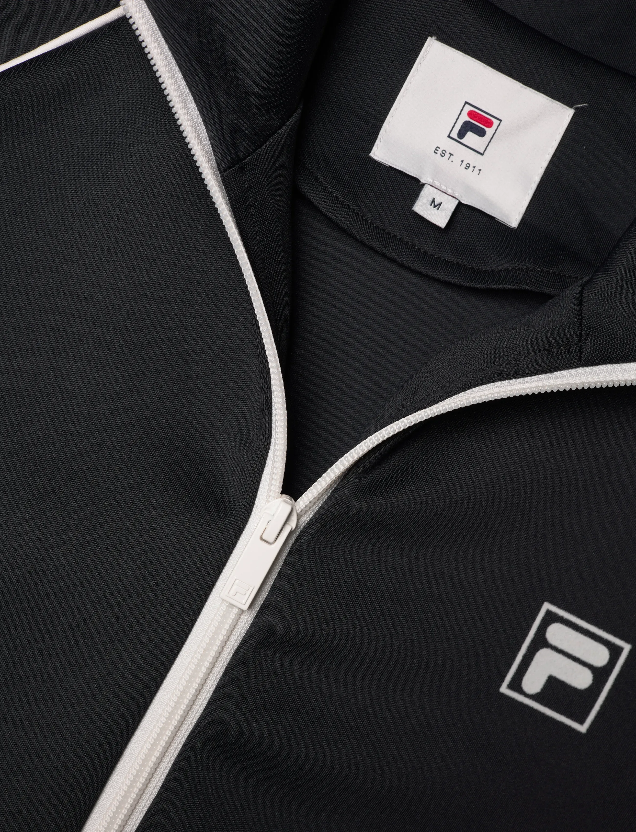 FILA - MARLIANO regular taped track jacket - casual jackets - black - 4