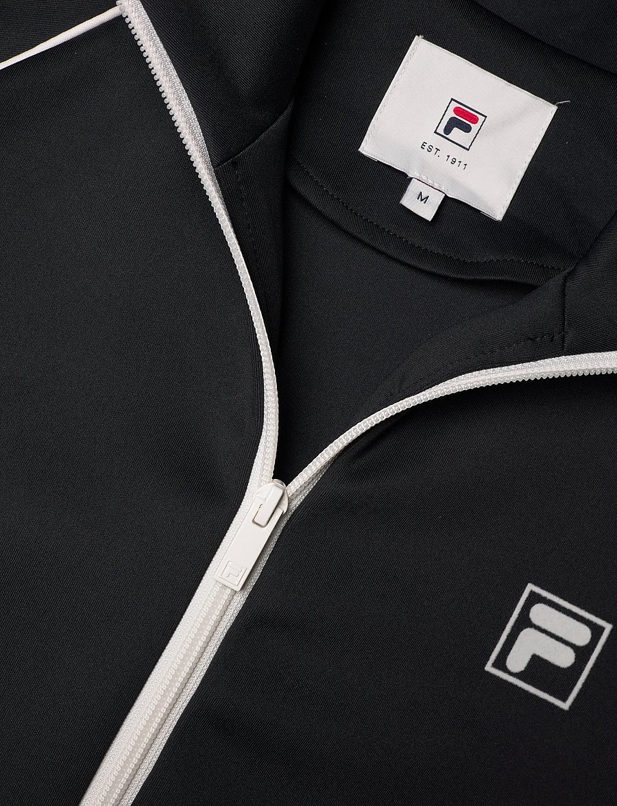 FILA - MARLIANO regular taped track jacket - casual jakker - black - 4