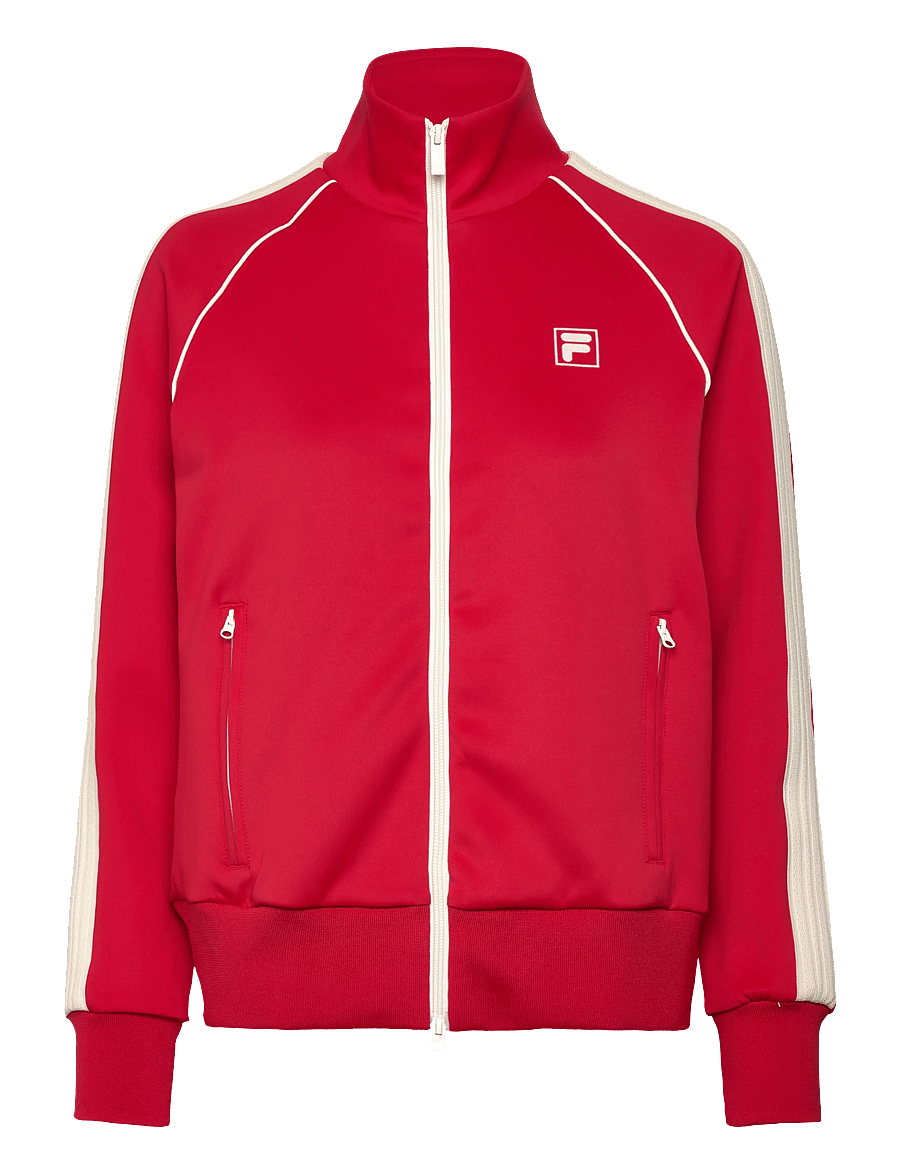 FILA - MARLIANO regular taped track jacket - vabaaja jakid - true red - 0