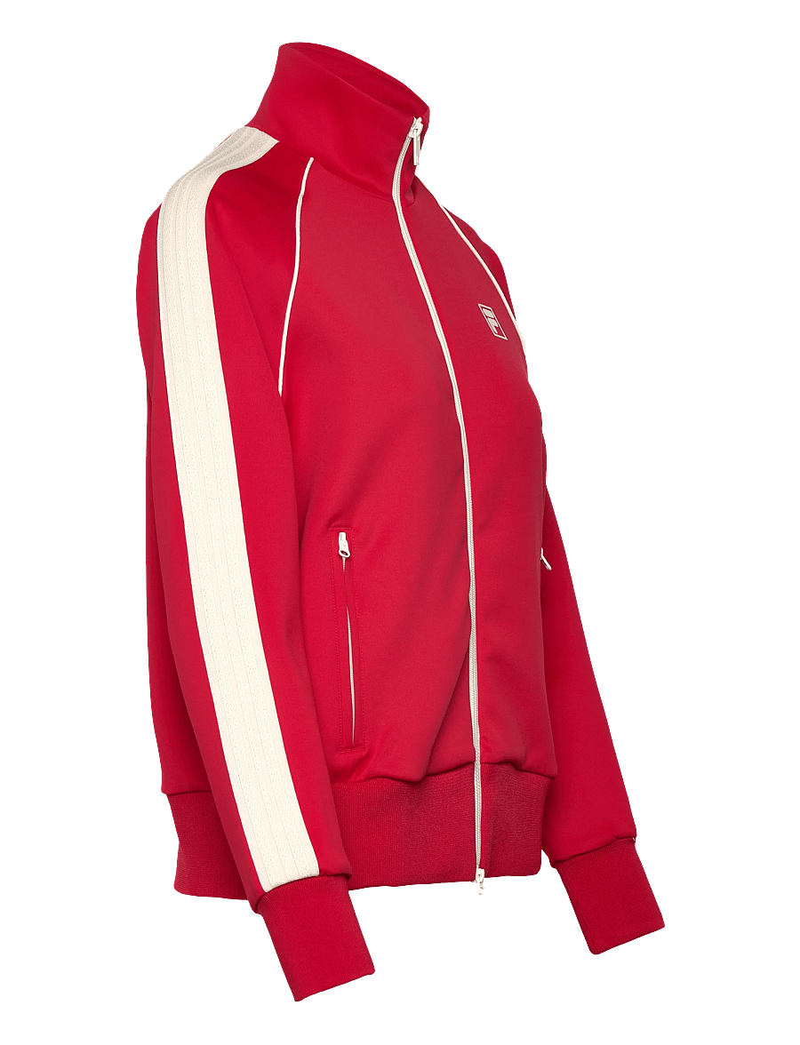 FILA - MARLIANO regular taped track jacket - vabaaja jakid - true red - 2