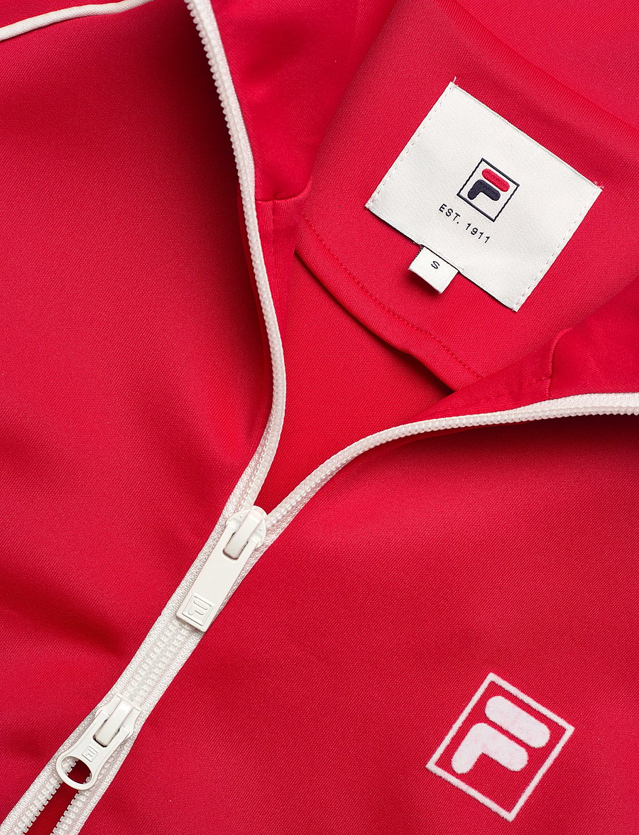 FILA - MARLIANO regular taped track jacket - vabaaja jakid - true red - 4