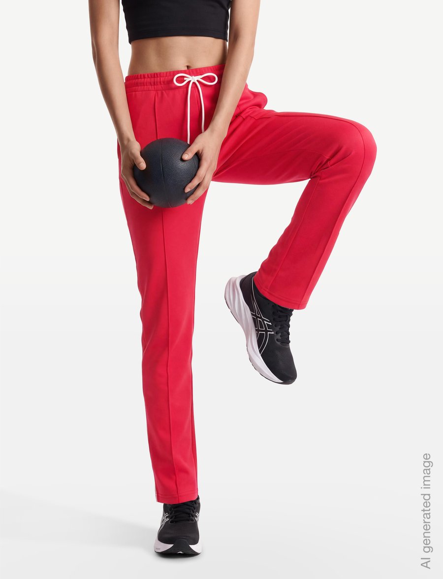 FILA - MARLIANO overlength taped track pant - trennipüksid - true red - 5