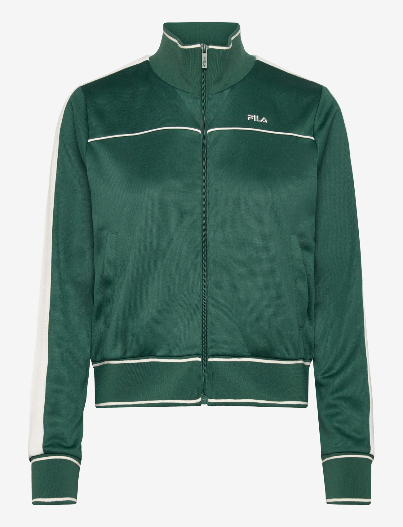 FILA - MICHI regular cropped taped track jacket - Överdelar - posy green - 0