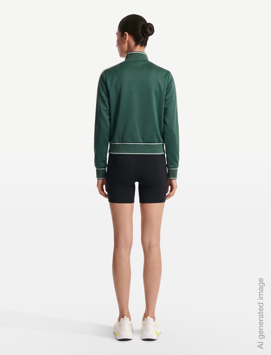 FILA - MICHI regular cropped taped track jacket - tops - posy green - 4