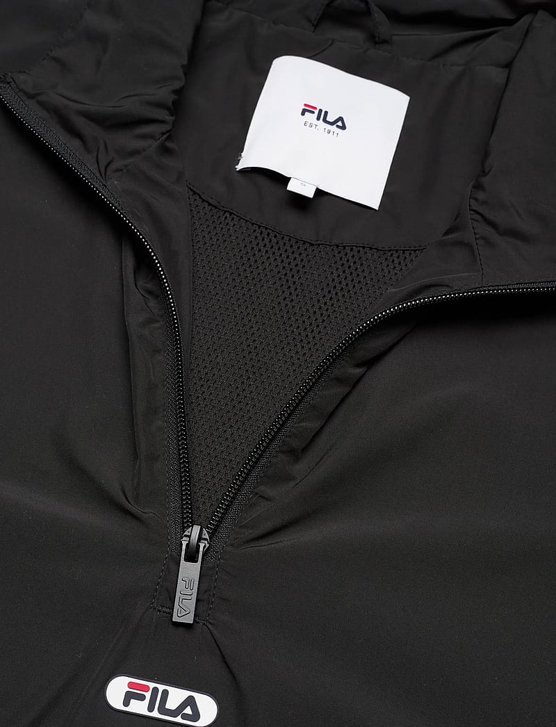 FILA - CASANO oversized contrast piping anorak - anoraks - black - 2