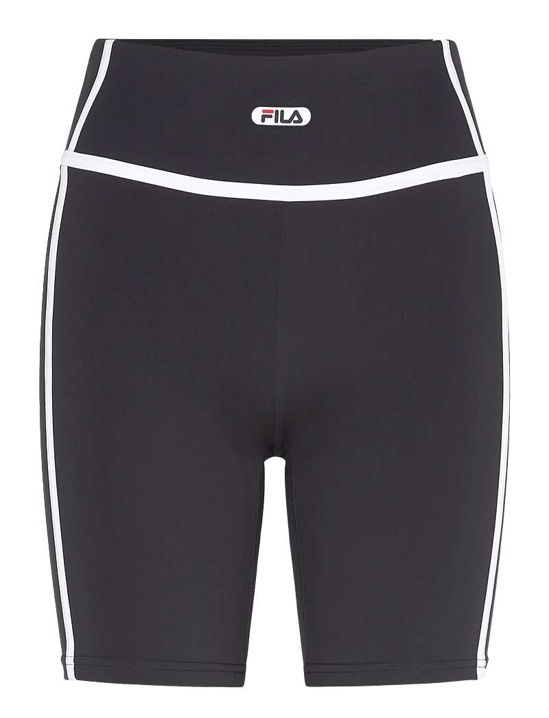 FILA - CONFINI slim contrast tape shorts - trainingstights - black - 0