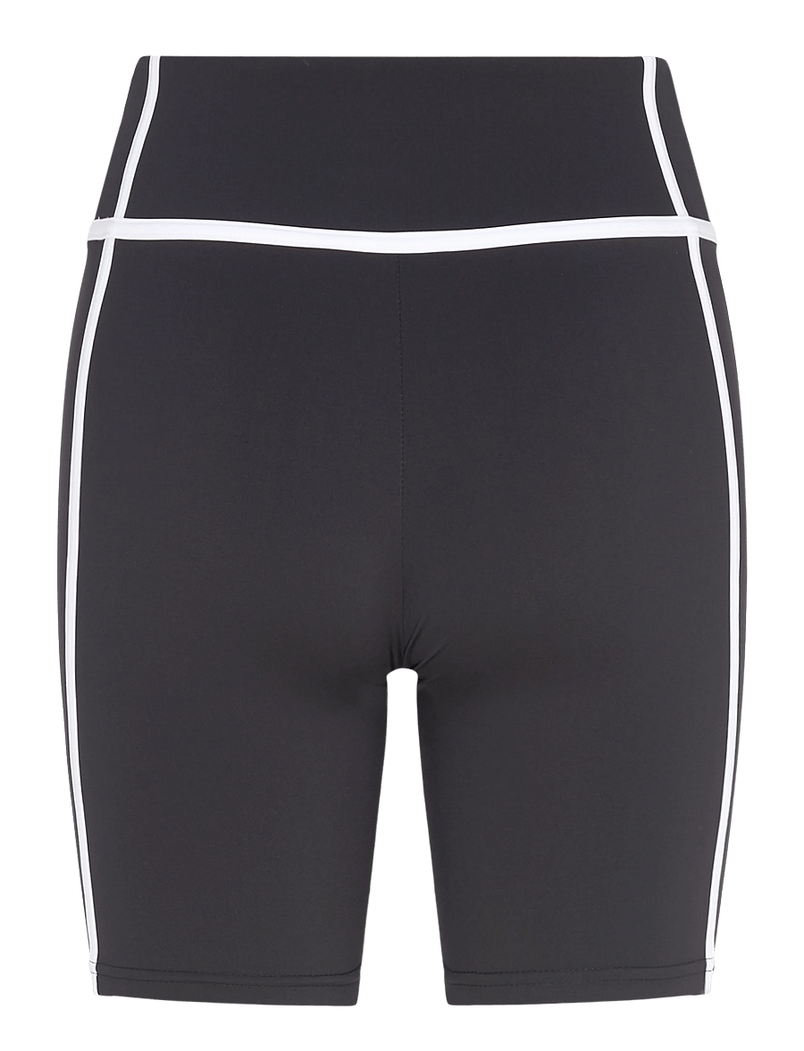 FILA - CONFINI slim contrast tape shorts - collants d'entraînement - black - 1
