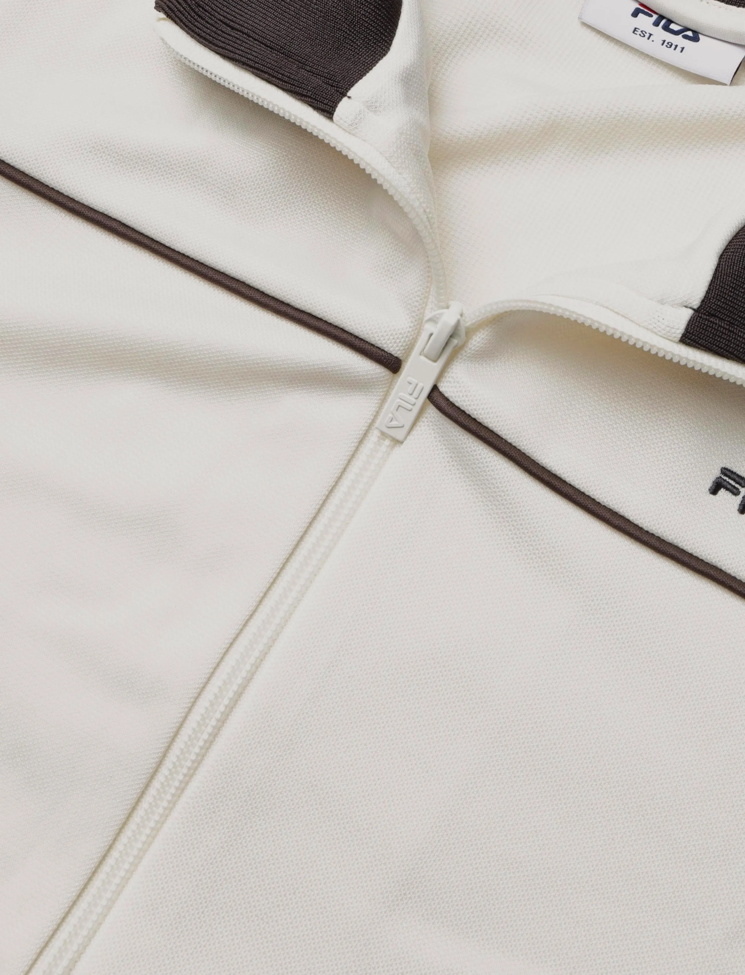 FILA - LAVIS regular taped track jacket - trainingsjacken - egret - 2