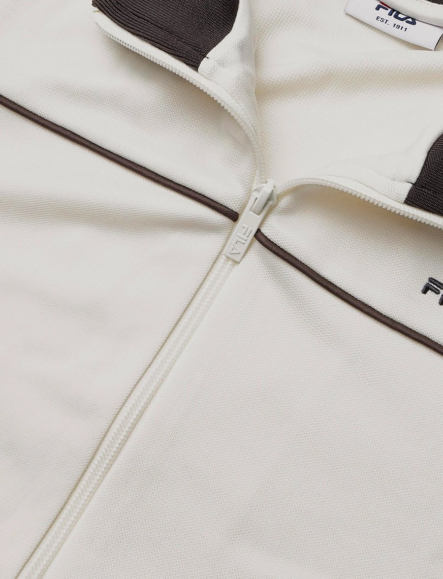 FILA - LAVIS regular taped track jacket - trainingsjacken - egret - 2