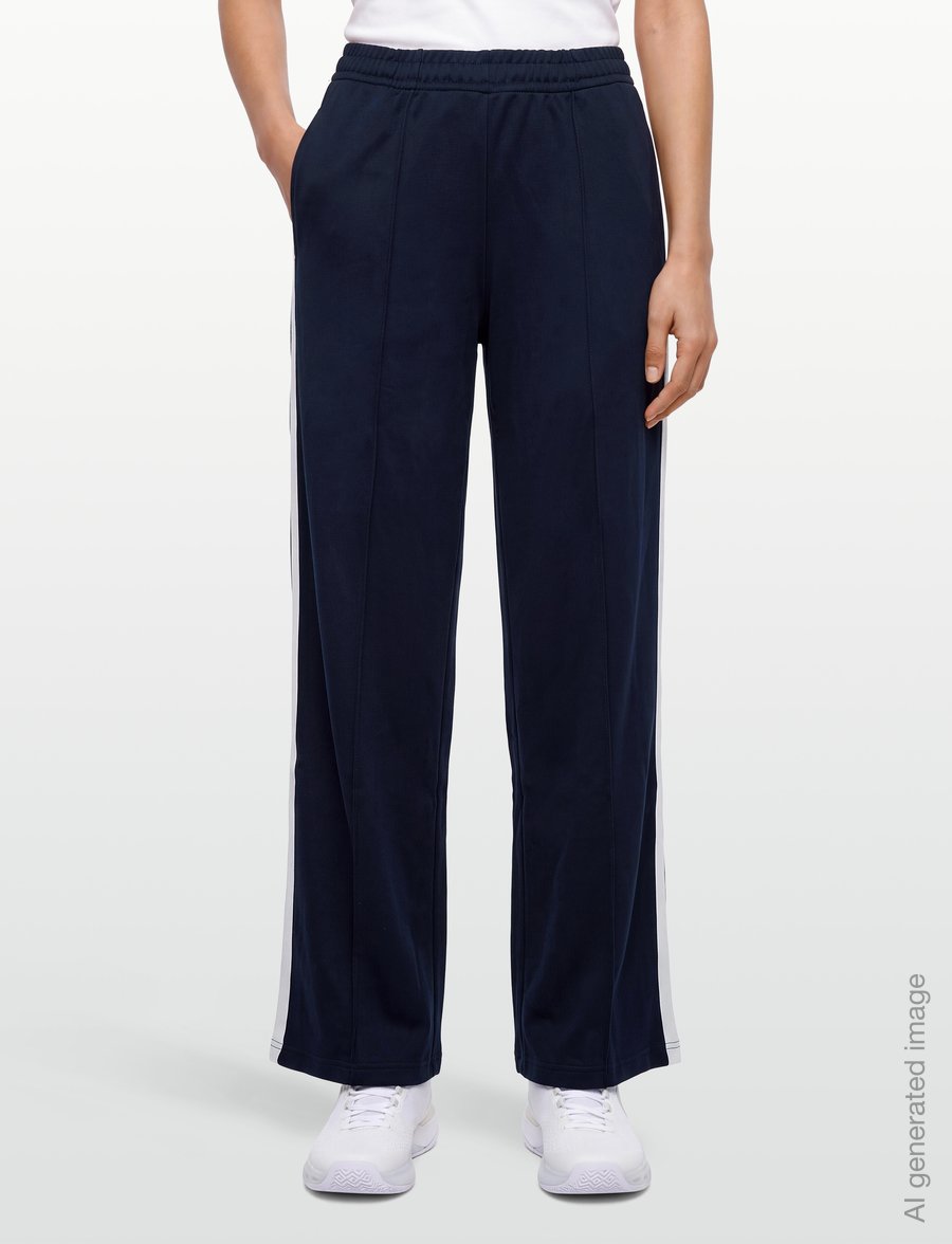 FILA - LAVIS wide straight track pants - trennipüksid - dark sapphire - 3