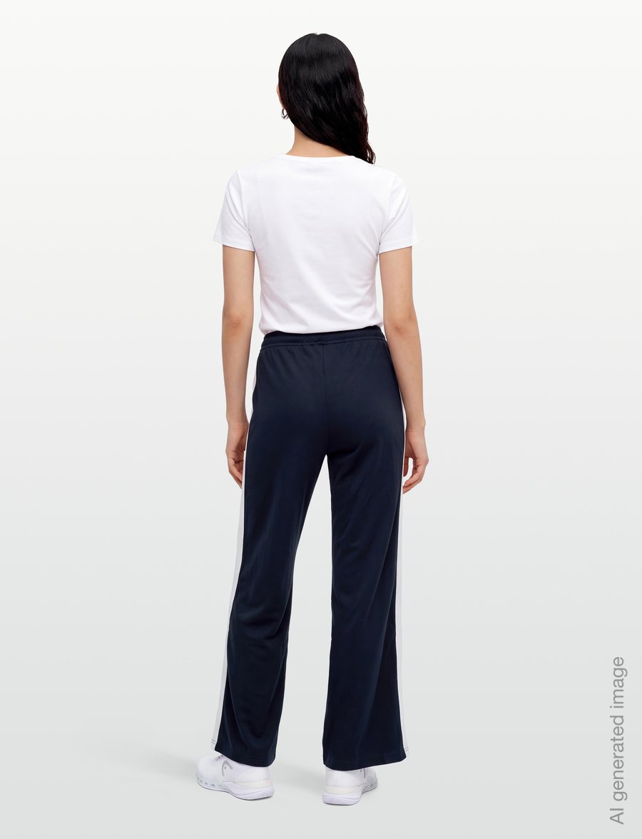 FILA - LAVIS wide straight track pants - trennipüksid - dark sapphire - 4
