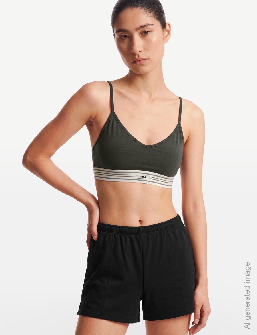 FILA - MOLINA elastic tape top - sport-bhs - deep depths - 3