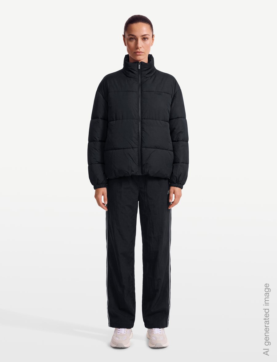 FILA - CASERE relaxed puffer jacket - vinterjackor - black - 0