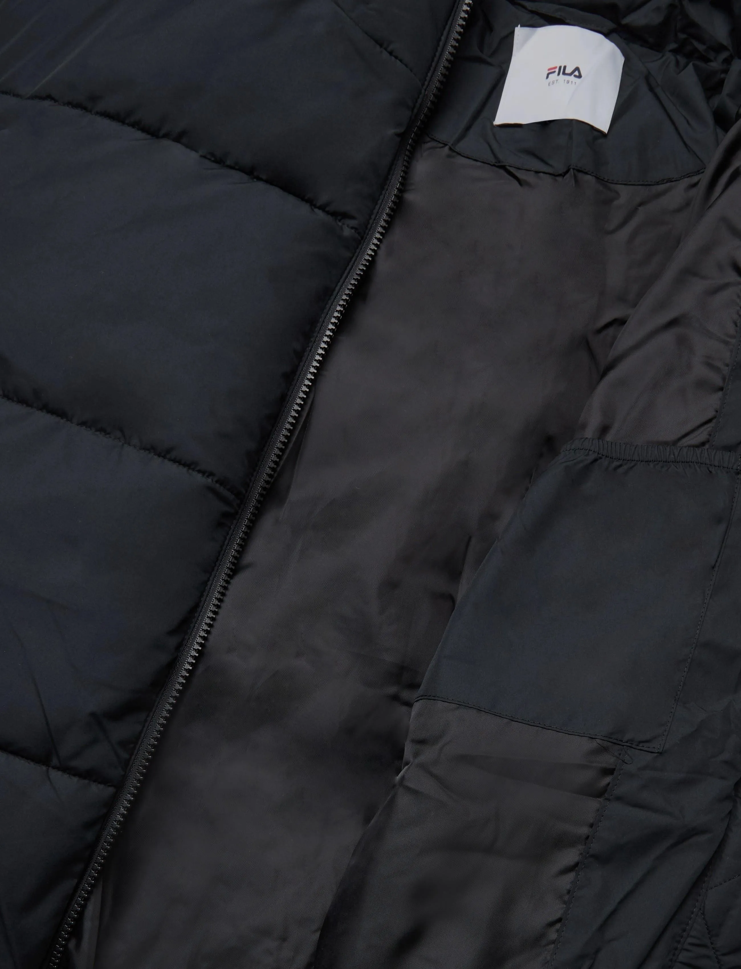 FILA - CASERE relaxed puffer jacket - winterjacken - black - 5