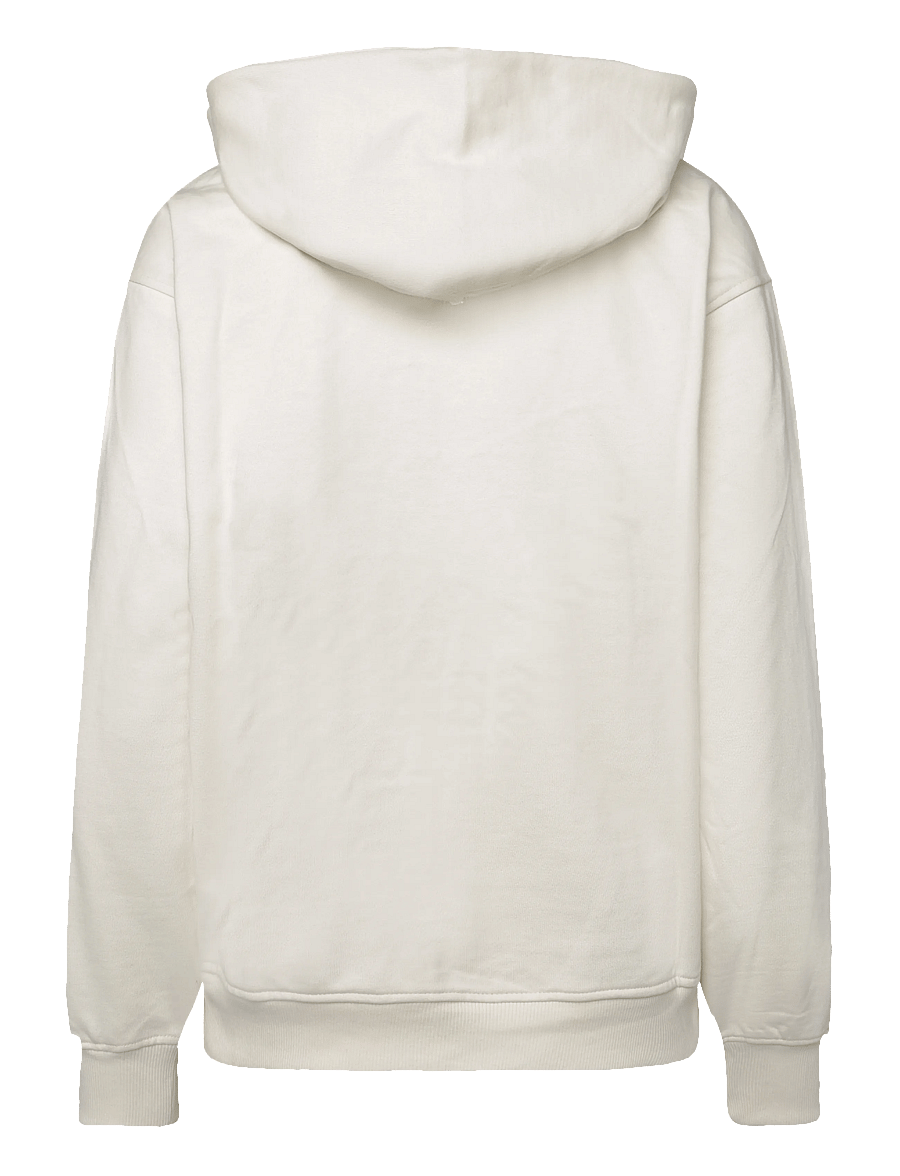 FILA - LIMANA loose 2-way zip hoodie jacket - sweatshirts - egret - 1