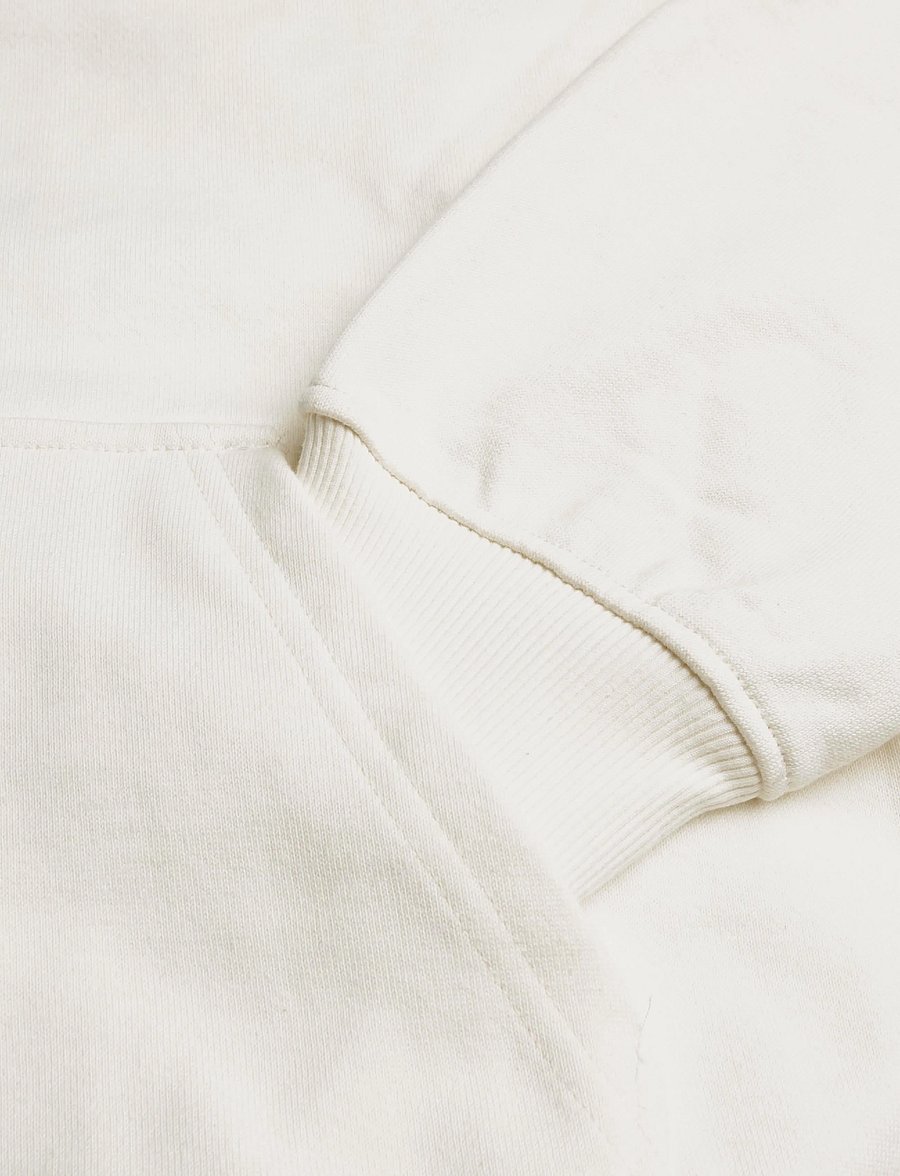 FILA - LIMANA loose 2-way zip hoodie jacket - sweatshirts - egret - 3