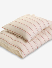 Filibabba - Baby bedlinen GOTS - Balance stripes Rose mix - sängkläder - balance stripes rose mix - 0