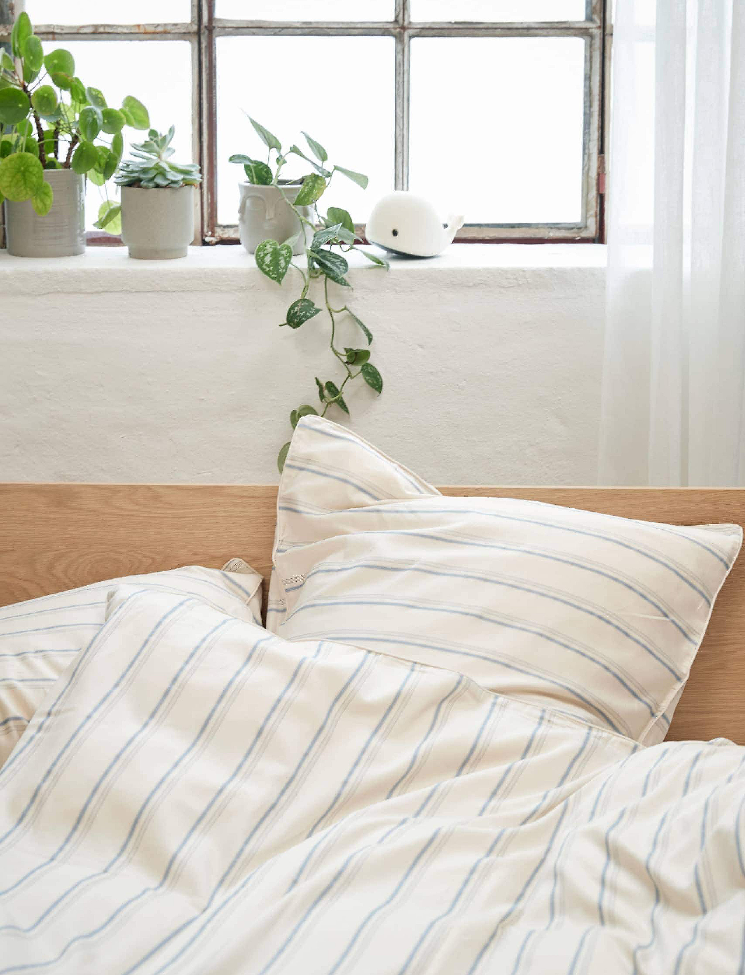 Filibabba - Teen bedlinen GOTS - Balance stripes Blue mix - balance stripes blue mix - 2