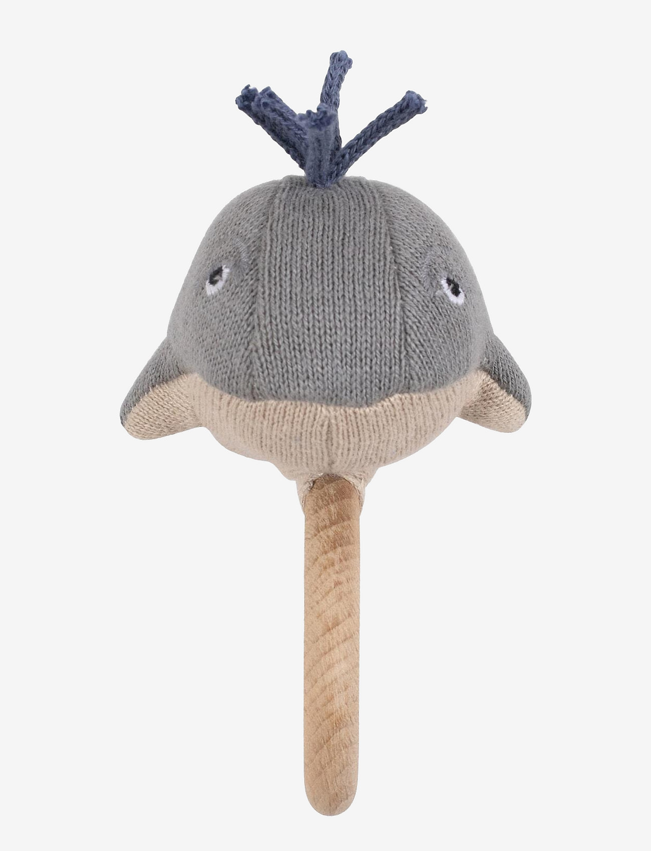 Filibabba - Aktivitetslegetøj - Willie the whale rattle Grey - rangler - cloudy - 2