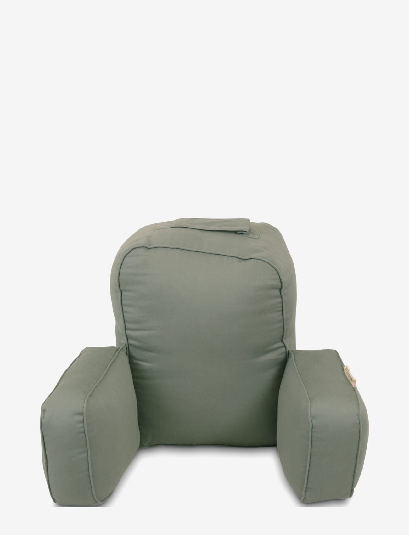 Filibabba - Gry pram pillow - Moss green - moss green - 0
