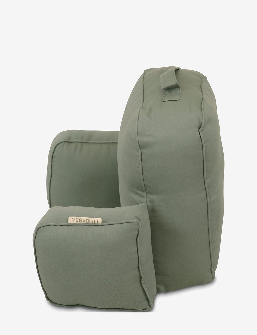 Filibabba - Gry pram pillow - Moss green - moss green - 1