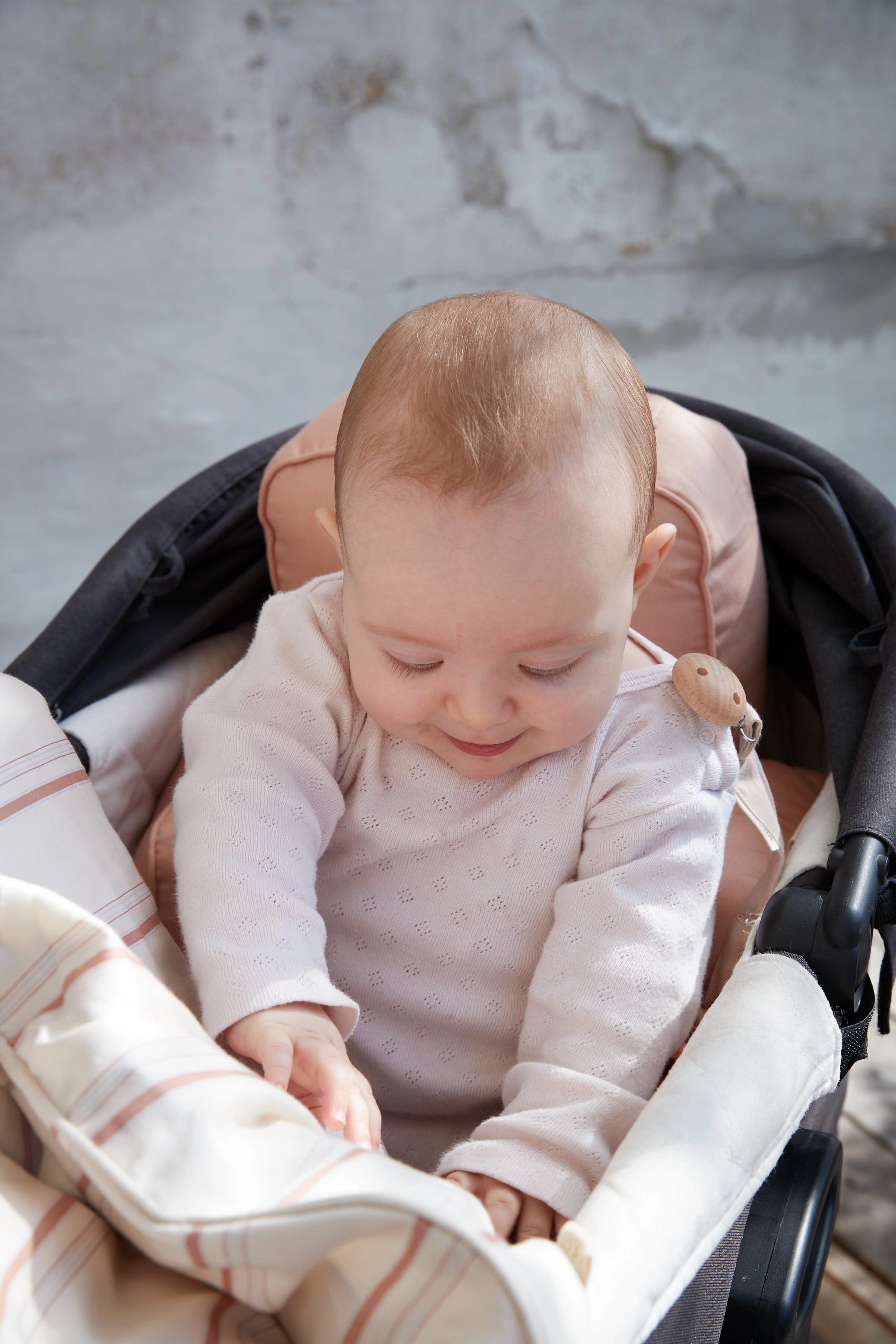 Filibabba Gry Pram Pillow Blush, Børn, Læsepude, Pink, Str: ONE SIZE