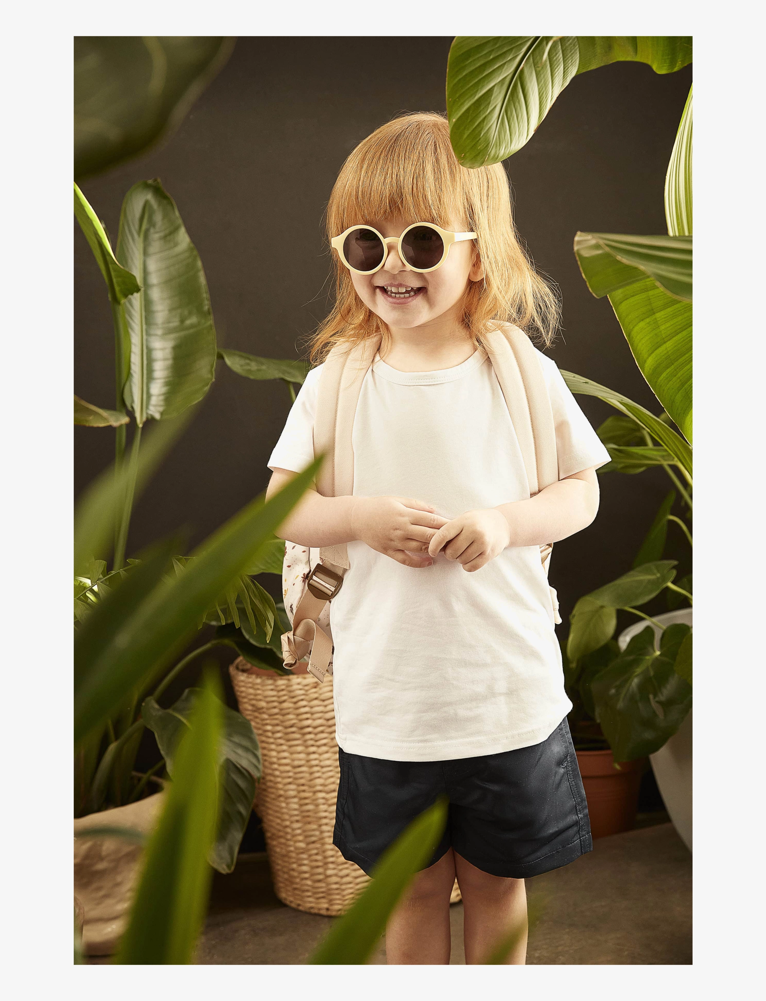 Filibabba - Børnesolbriller i genbrugsplast - Pale Banana - pale banana - 5