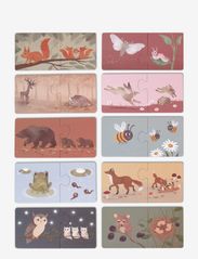 Filibabba - Parent & baby puzzle - Nordic animals - klassiske puslespill - multi coloured - 3
