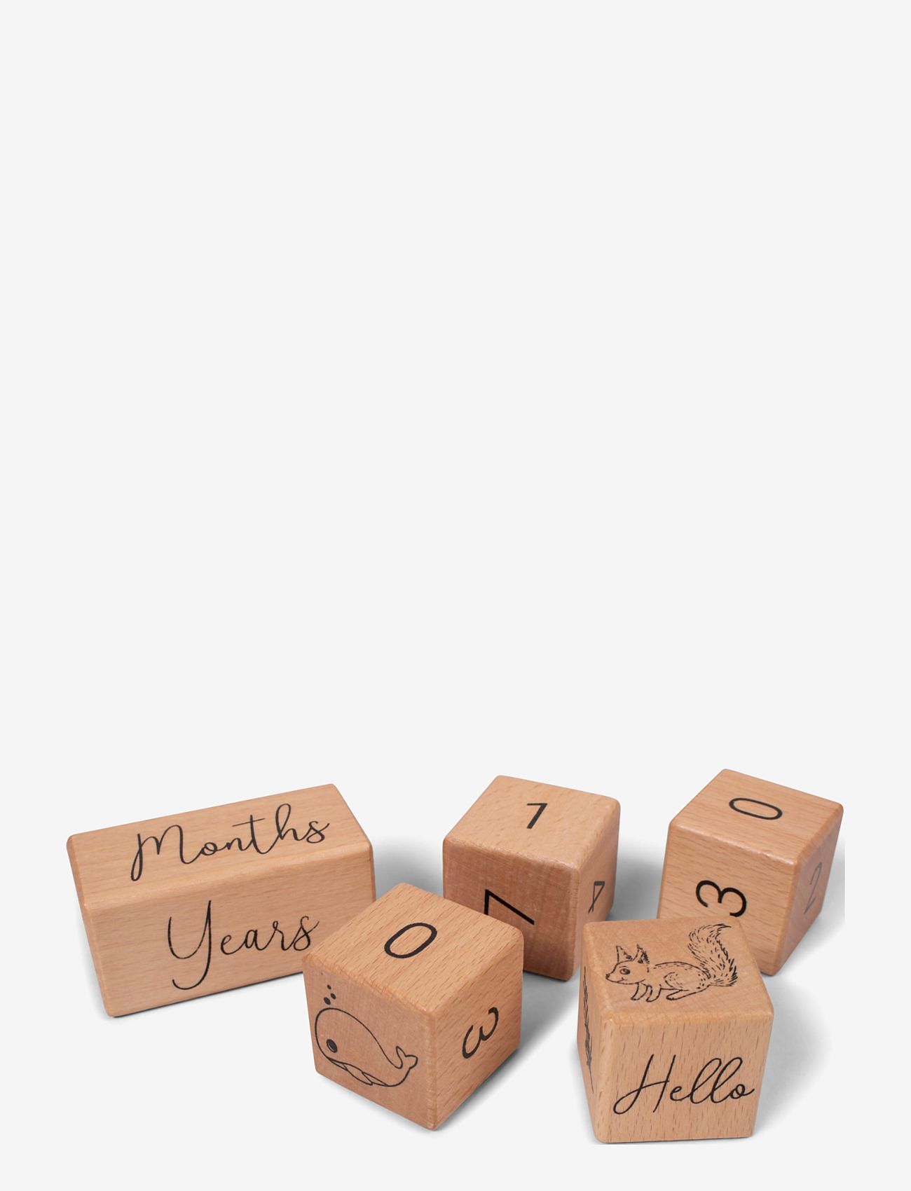 Filibabba - Wooden age blocks - lowest prices - multi coloured - 0