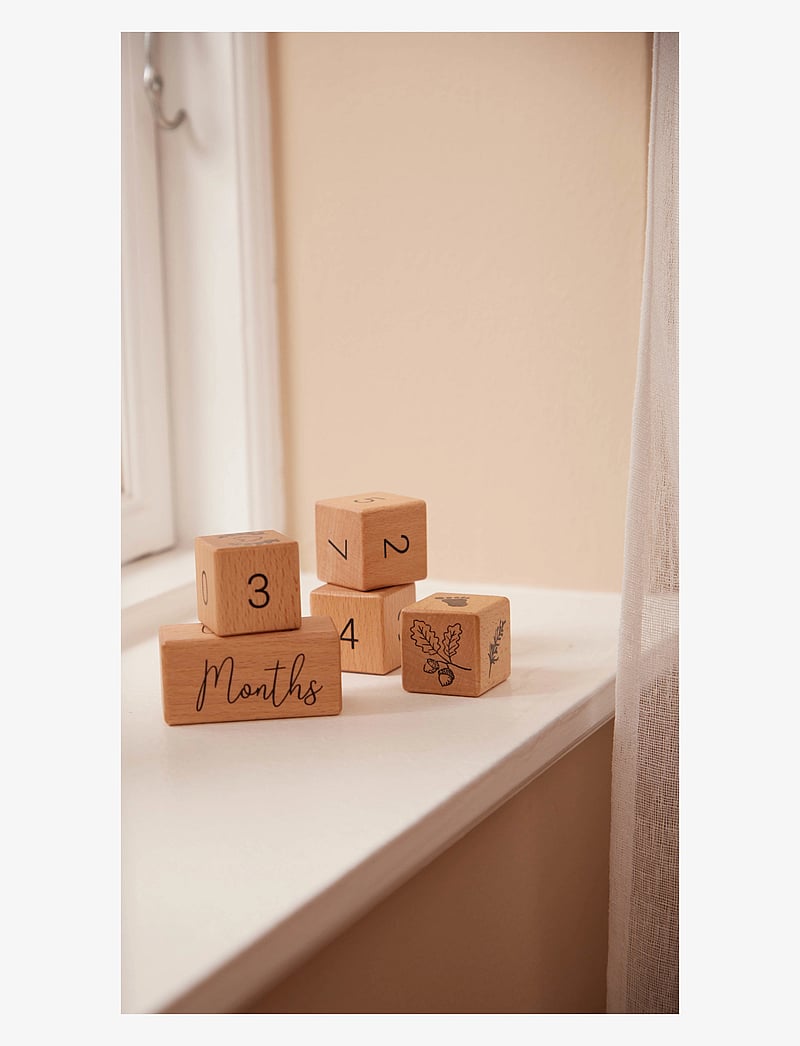 Filibabba - Aldersklodser i træ - staflanlegir kubbar - multi coloured - 4