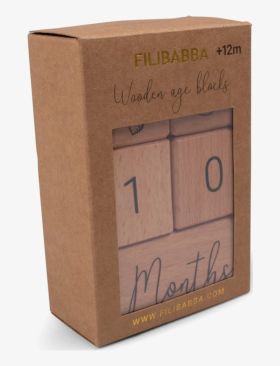 Filibabba - Aldersklodser i træ - stapelbare blokk - multi coloured - 5