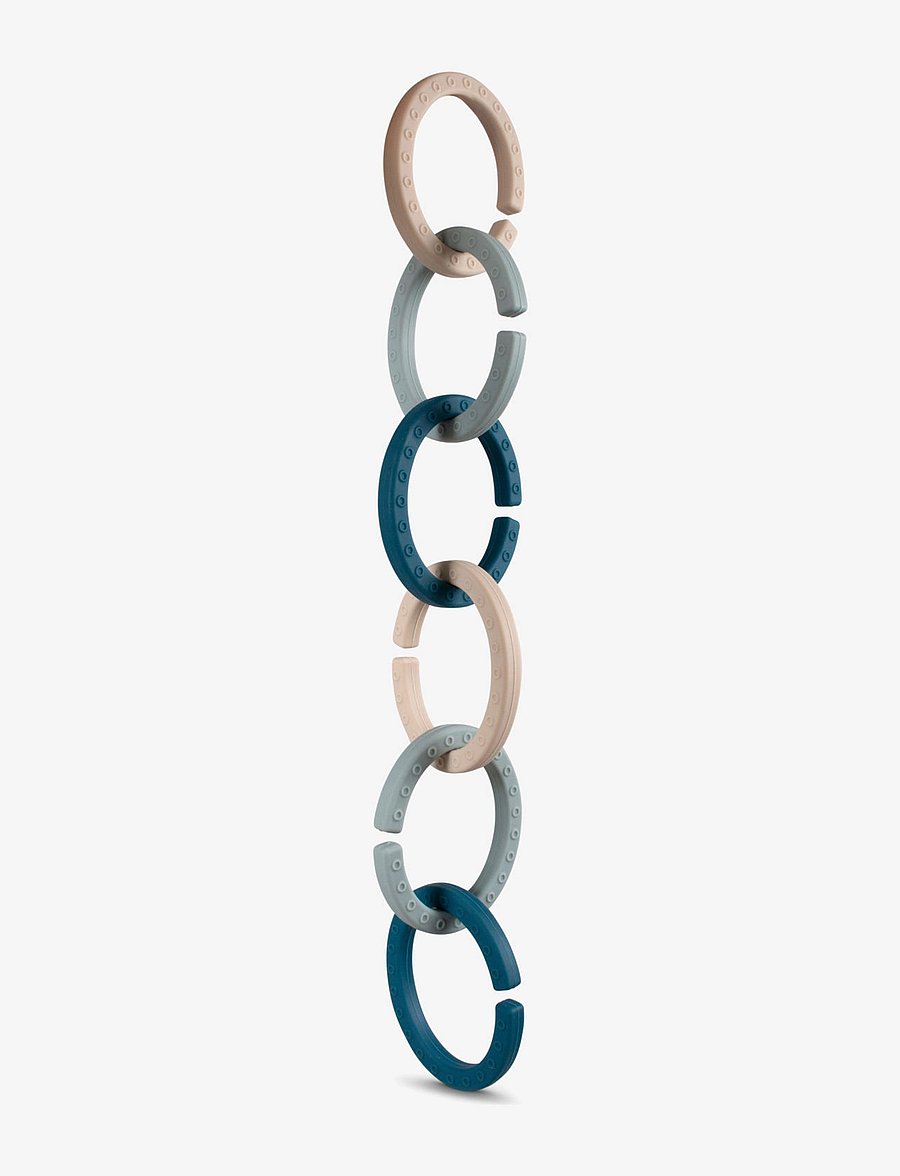 Filibabba - Silikone ophængsringe - Blue - haken und aufhänger - blue - 0